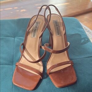 Steve Madden Brown Strappy Heels